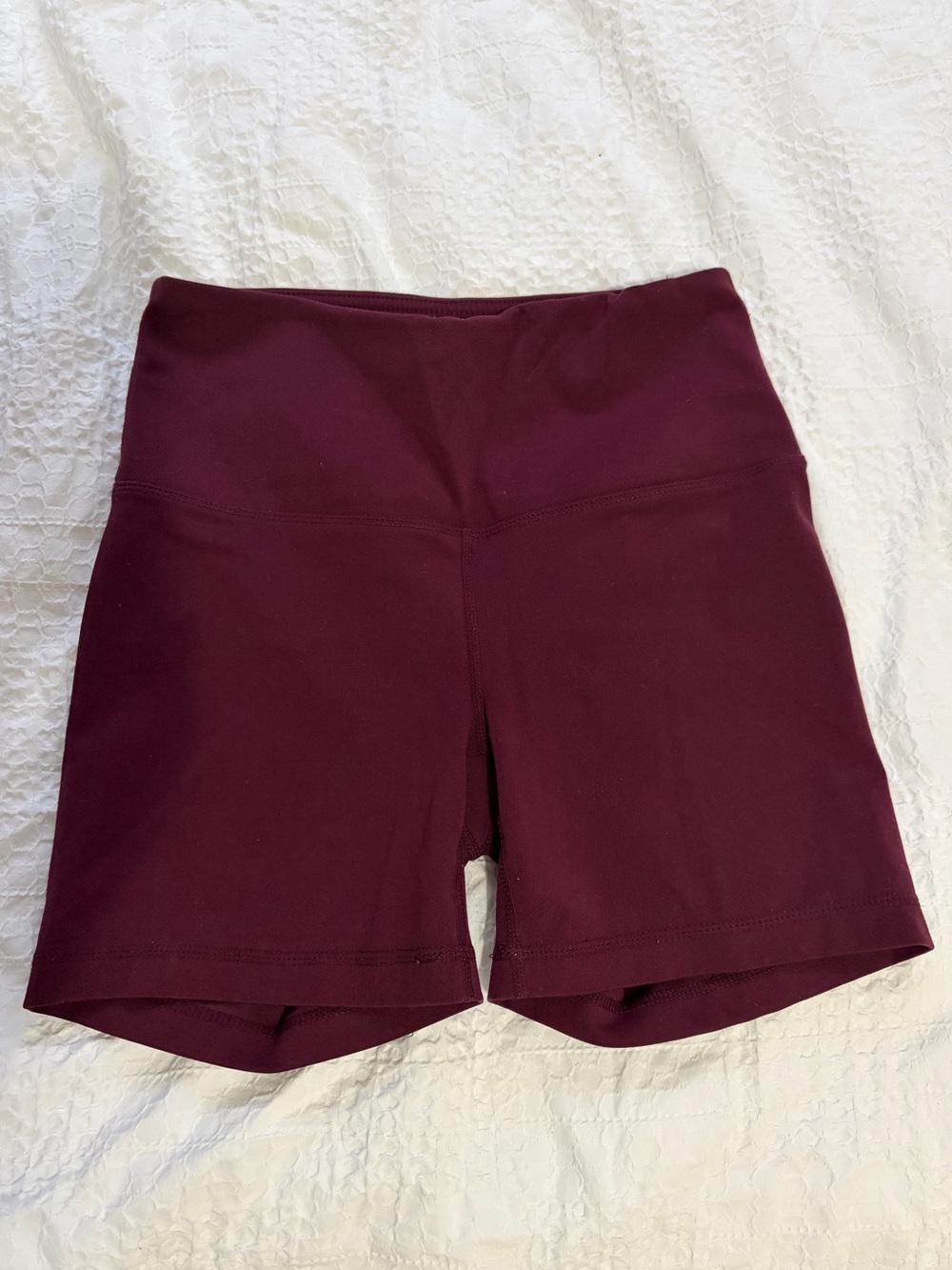Maroon Yoga Shorts